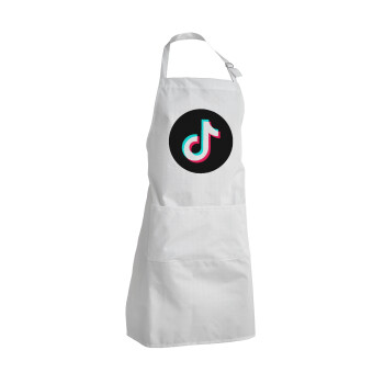 TikTok, Adult Chef Apron (with sliders and 2 pockets)