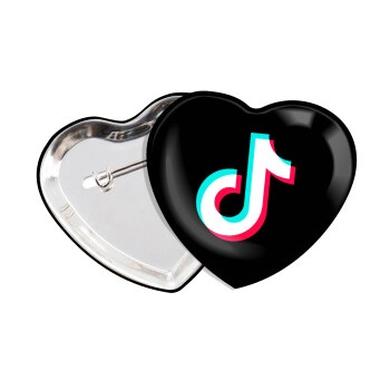 TikTok, Κονκάρδα παραμάνα καρδιά (57x52mm)