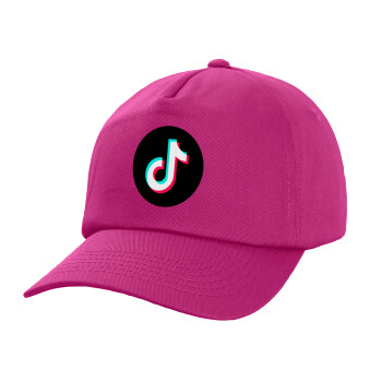 TikTok, Καπέλο Baseball, 100% Βαμβακερό, Low profile, purple
