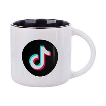 TikTok, Κούπα κεραμική 400ml Λευκή/Μαύρη