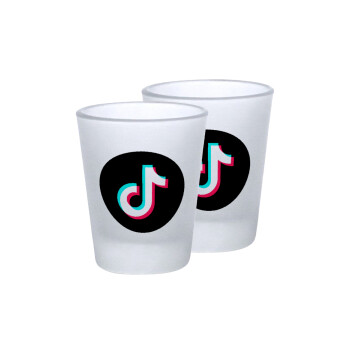 TikTok, Σφηνοπότηρα γυάλινα 45ml του πάγου (2 τεμάχια)