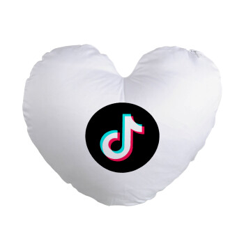 TikTok, Μαξιλάρι καναπέ καρδιά 40x40cm περιέχεται το  γέμισμα