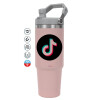 Pink color, 890ml (30oz) stainless Steel Tumbler with Handle
