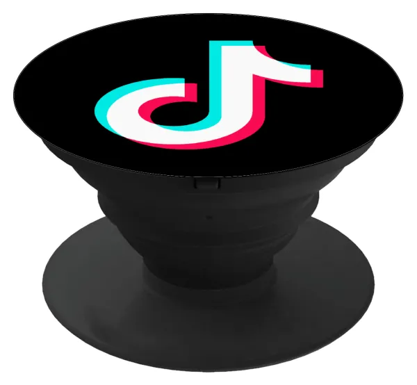 TikTok — Phone Holders Stand  Black Hand-held Mobile Phone Holder