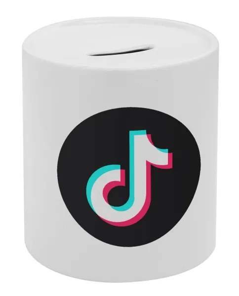 TikTok — Porcelain money box with stopper
