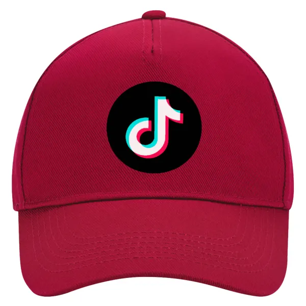 TikTok — Καπέλο Ενηλίκων Ultimate ΚΟΚΚΙΝΟ, (100% ΒΑΜΒΑΚΕΡΟ DRILL, ΕΝΗΛΙΚΩΝ, UNISEX, ONE SIZE)