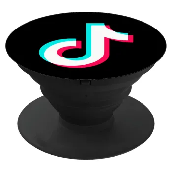 TikTok, Phone Holders Stand  Μαύρο Βάση Στήριξης Κινητού στο Χέρι