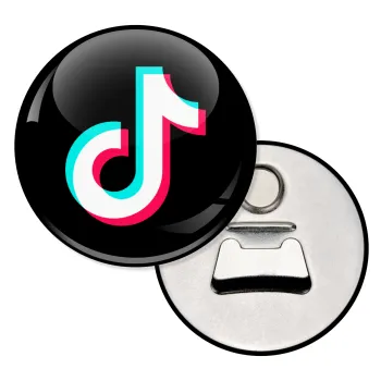 TikTok, Μαγνητάκι και ανοιχτήρι μπύρας στρογγυλό διάστασης 5,9cm