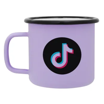 TikTok, Κούπα Μεταλλική εμαγιέ ΜΑΤ Light Pastel Purple 360ml
