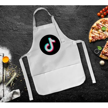 TikTok, Ποδιά Σεφ Ολόσωμη Παιδική (με ρυθμιστικά και 2 τσέπες)