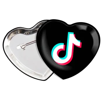 TikTok, Κονκάρδα παραμάνα καρδιά (57x52mm)
