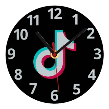 TikTok, Ρολόι τοίχου γυάλινο (20cm)
