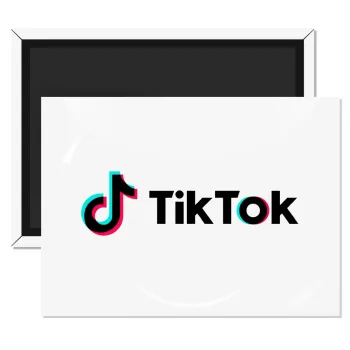 TikTok, Ορθογώνιο μαγνητάκι ψυγείου διάστασης 9x6cm