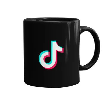 TikTok, Mug black, ceramic, 330ml