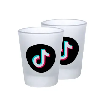 TikTok, Σφηνοπότηρα γυάλινα 45ml του πάγου (2 τεμάχια)