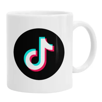 TikTok, Ceramic coffee mug, 330ml