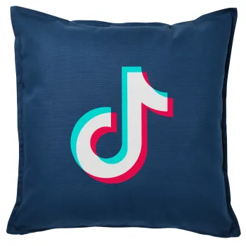 TikTok, Sofa cushion Blue 50x50cm includes filling