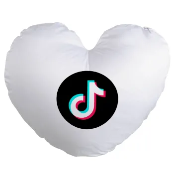 TikTok, Μαξιλάρι καναπέ καρδιά 40x40cm περιέχεται το  γέμισμα