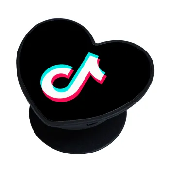 TikTok, Phone Holders Stand  καρδιά Μαύρο Βάση Στήριξης Κινητού στο Χέρι