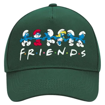 Friends Smurfs, Adult Ultimate Hat GREEN, (100% COTTON DRILL, ADULT, UNISEX, ONE SIZE)