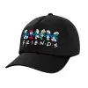 Child's Baseball Cap, 100% Cotton, Black