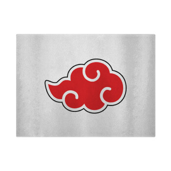 Naruto  Akatsuki Cloud, Επιφάνεια κοπής γυάλινη (38x28cm)