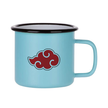 Naruto  Akatsuki Cloud, Κούπα Μεταλλική εμαγιέ ΜΑΤ σιέλ 360ml