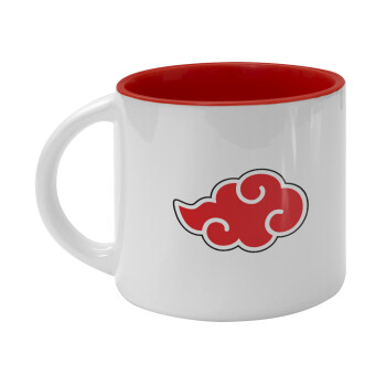 Naruto  Akatsuki Cloud, Κούπα κεραμική 400ml Λευκή/Κόκκινη