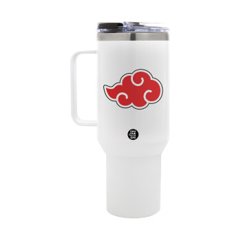 Naruto  Akatsuki Cloud, Mega Stainless steel Tumbler with lid, double wall 1,2L