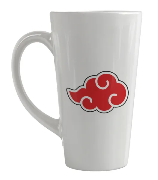 Naruto  Akatsuki Cloud — Large tapered latte mug, ceramic, 450ml