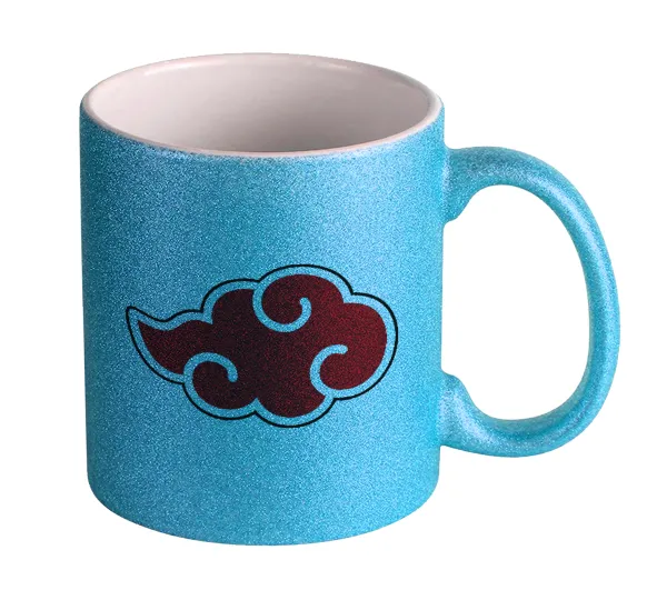 Naruto  Akatsuki Cloud — Κούπα Σιέλ Glitter που γυαλίζει, κεραμική, 330ml