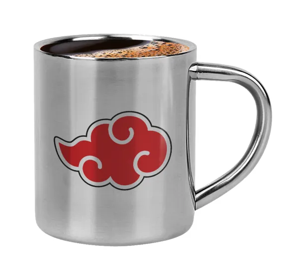Naruto  Akatsuki Cloud — Double-wall metal cup for espresso (220ml)