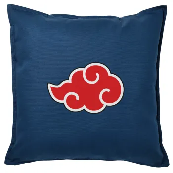 Naruto  Akatsuki Cloud, Sofa cushion Blue 50x50cm includes filling