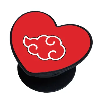 Naruto  Akatsuki Cloud, Phone Holders Stand  καρδιά Μαύρο Βάση Στήριξης Κινητού στο Χέρι