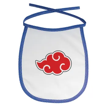 Naruto  Akatsuki Cloud, Σαλιάρα μωρού αλέκιαστη με κορδόνι Μπλε