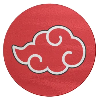Naruto  Akatsuki Cloud, Επιφάνεια κοπής γυάλινη στρογγυλή (30cm)