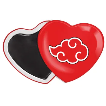 Naruto  Akatsuki Cloud, Μαγνητάκι καρδιά (57x52mm)