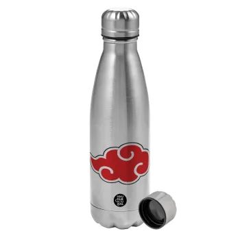 Naruto  Akatsuki Cloud, Metallic water bottle, stainless steel, 750ml