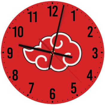 Naruto  Akatsuki Cloud, Ρολόι τοίχου ξύλινο (30cm)