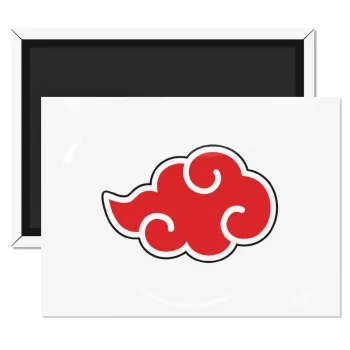 Naruto  Akatsuki Cloud, Ορθογώνιο μαγνητάκι ψυγείου διάστασης 9x6cm