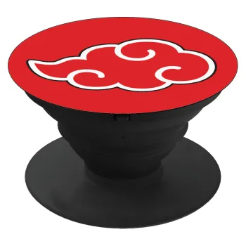 Naruto  Akatsuki Cloud, Phone Holders Stand  Black Hand-held Mobile Phone Holder