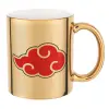 Mug ceramic, gold mirror, 330ml