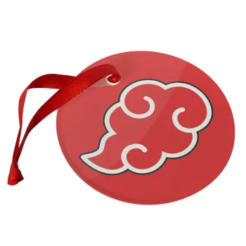 Naruto  Akatsuki Cloud, Christmas ornament glass 9cm