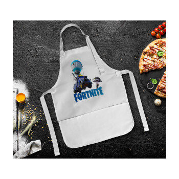 Fortnite Bus, Ποδιά Σεφ Ολόσωμη Παιδική (με ρυθμιστικά και 2 τσέπες)