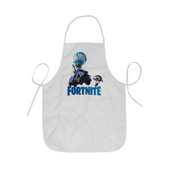 Fortnite Bus, Ποδιά Σεφ ολόσωμη κοντή  Παιδική (44x62cm)
