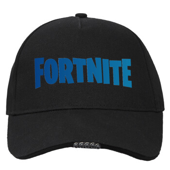 Fortnite Bus, Work & Activity LED Light Cap – Perfect for Night & Low Light Conditions (100% COTTON, ADULT, UNISEX)