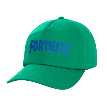 Fortnite Bus, Καπέλο παιδικό Baseball, 100% Βαμβακερό,  Πράσινο