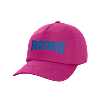 Fortnite Bus, Καπέλο παιδικό Baseball, 100% Βαμβακερό,  purple