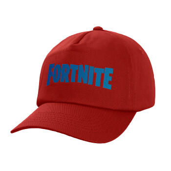 Fortnite Bus, Καπέλο Baseball, 100% Βαμβακερό, Low profile, Κόκκινο