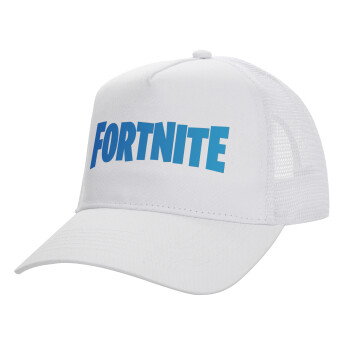 Fortnite Bus, Καπέλο Ενηλίκων Structured Trucker, με Δίχτυ, ΛΕΥΚΟ (100% ΒΑΜΒΑΚΕΡΟ, ΕΝΗΛΙΚΩΝ, UNISEX, ONE SIZE)